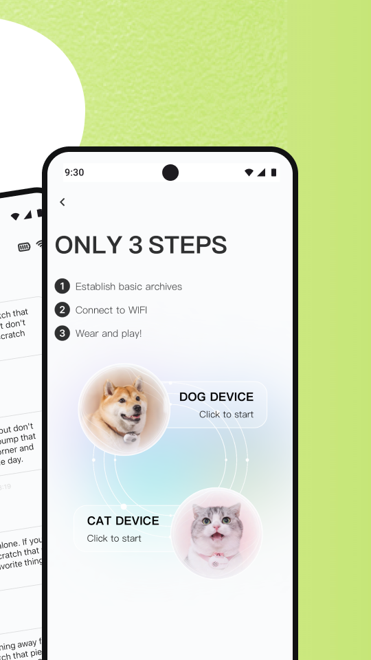Экран приложения PettiChat из Google Play